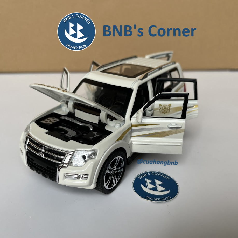 |bnb's corner| mô hình xe 1:32 mitsubishi pajero hãng chezhi