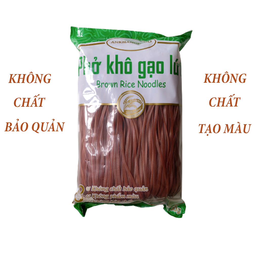 [HCM]Phở gạo lứt giảm cân, ăn kiêng, Eatclean, phở gạo lức An Khang 500gr làm từ gạo lứt đỏ Điện Biên siêu ngon, dễ chế biến