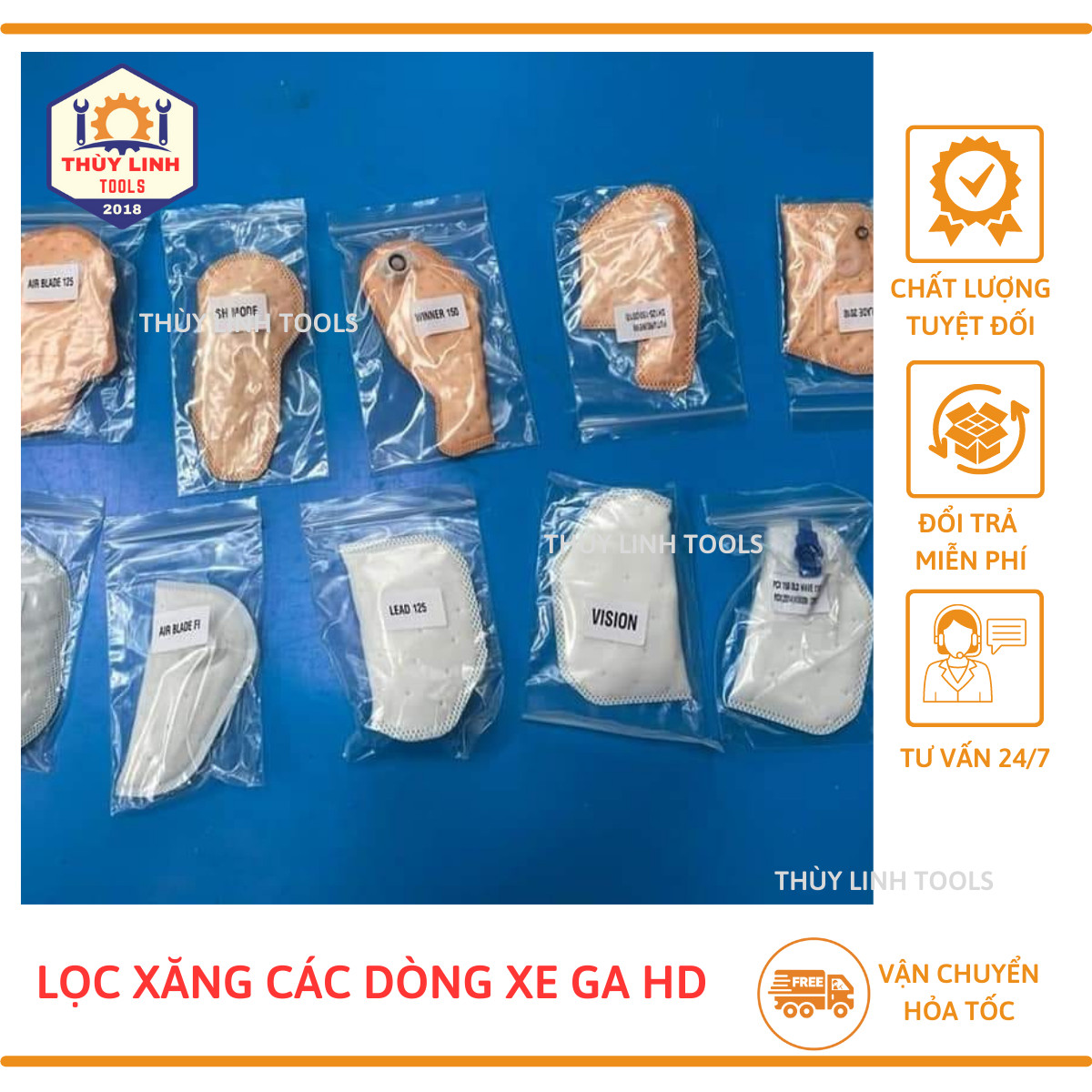 Lưới lọc xăng ab110/ab125/sh/fu/shmode/lead110/lead125/vision, lọc xăng xe ga honda mã lead125,abl125,abl110,shmode,future/sh125,vision thùy linh tools