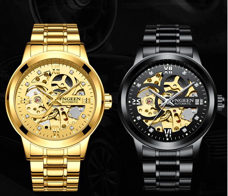 Đồng Hồ Cơ Lộ Máy Nam FNGEEN - 60118