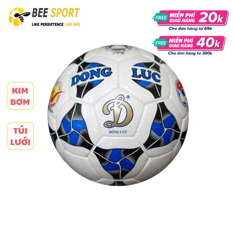 Quả bóng đá Động Lực UHV 2.05 - Banh da bóng đá tập luyện đạt chuẩn FIFA, có kèm kim bơm và lưới