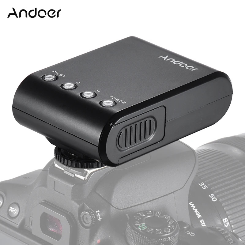 Andoer WS-25  kỹ thuật số nô lệ trên máy ảnh Flash Speedlite Flash nhiếp ảnh phổ hot shoe gn18 cho Canon Nikon Pentax Sony