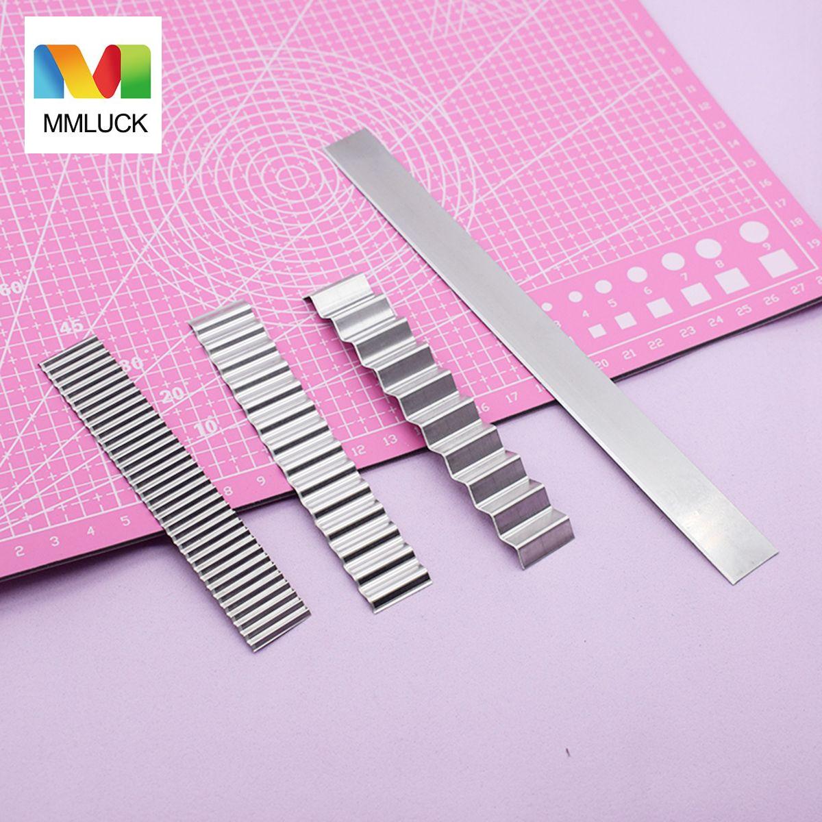 Mmluck dụng cụ cắt đất sét polymer gốm thép không gỉ tạo hình vải tự làm lưỡi dao dụng cụ gốm