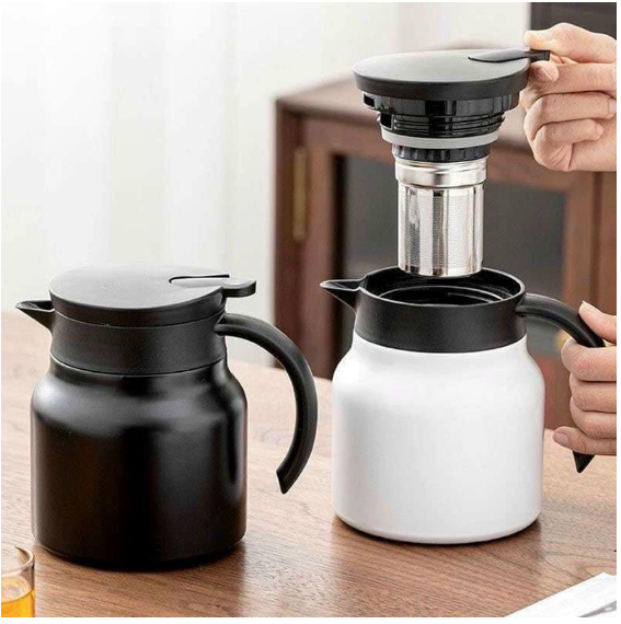 Ấm pha trà, Bình pha trà giữ nhiệt inox dung tích 1000ml