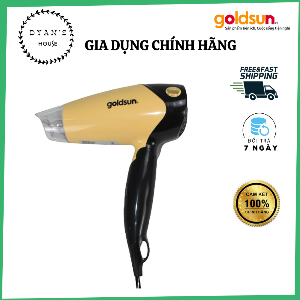 Máy sấy tóc goldsun ghd2000/ghd2001 chính hãng - bền, xịn - tiện lợi - giá hấp dẫn - bảo hành chính hãng 12 tháng