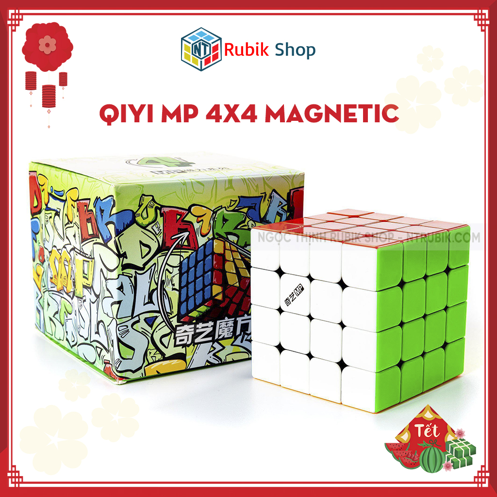 [Hoàn tiền 10%]QiYi MP 4x4 Magnetic - Rubik 4x4x4 Nam Châm Stickerless không viền
