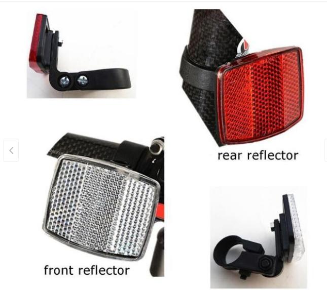 Combo 2 phản quang trước sau gắn xe đạp