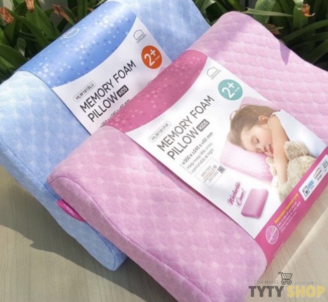 Gối nằm kê cổ dành cho bé lock&lock memory foam memory foam - hàng chính hãng