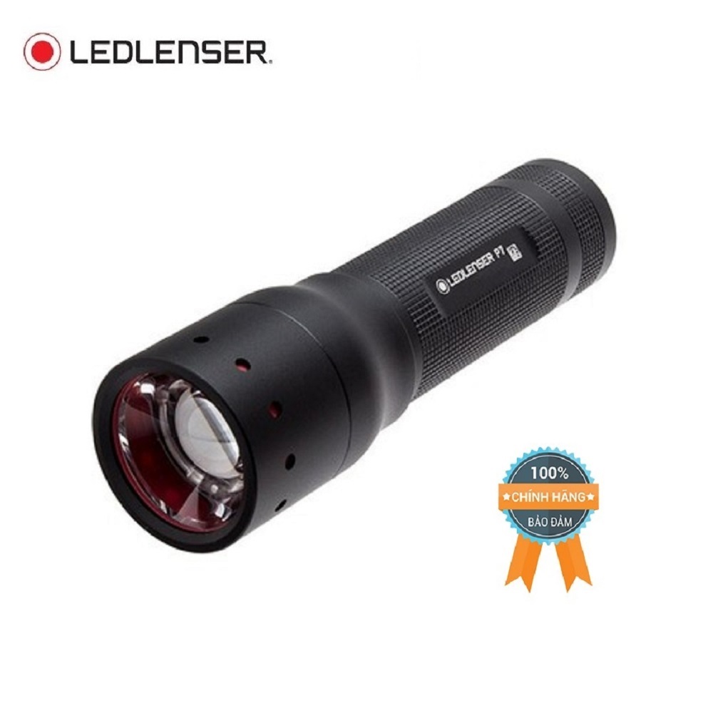 Đèn pin cầm tay cao cấp Ledlenser P7R hệ thống phản xạ ánh sáng cải tiến giúp sử dụng hiệu quả và bền bỉ với thời gian.