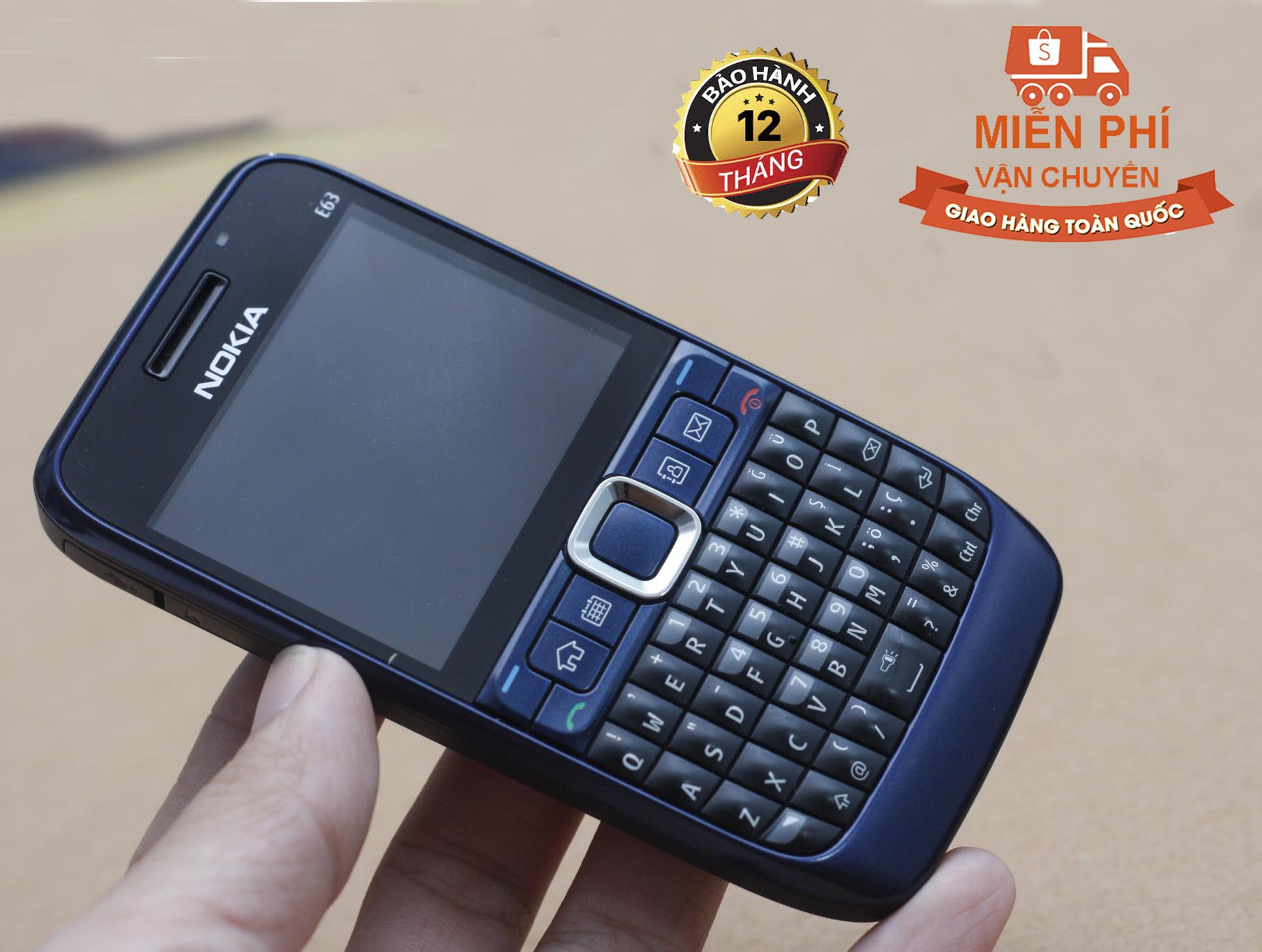 Điện thoại cổ Nokia e63 wifi cho người già loa to sóng khỏe