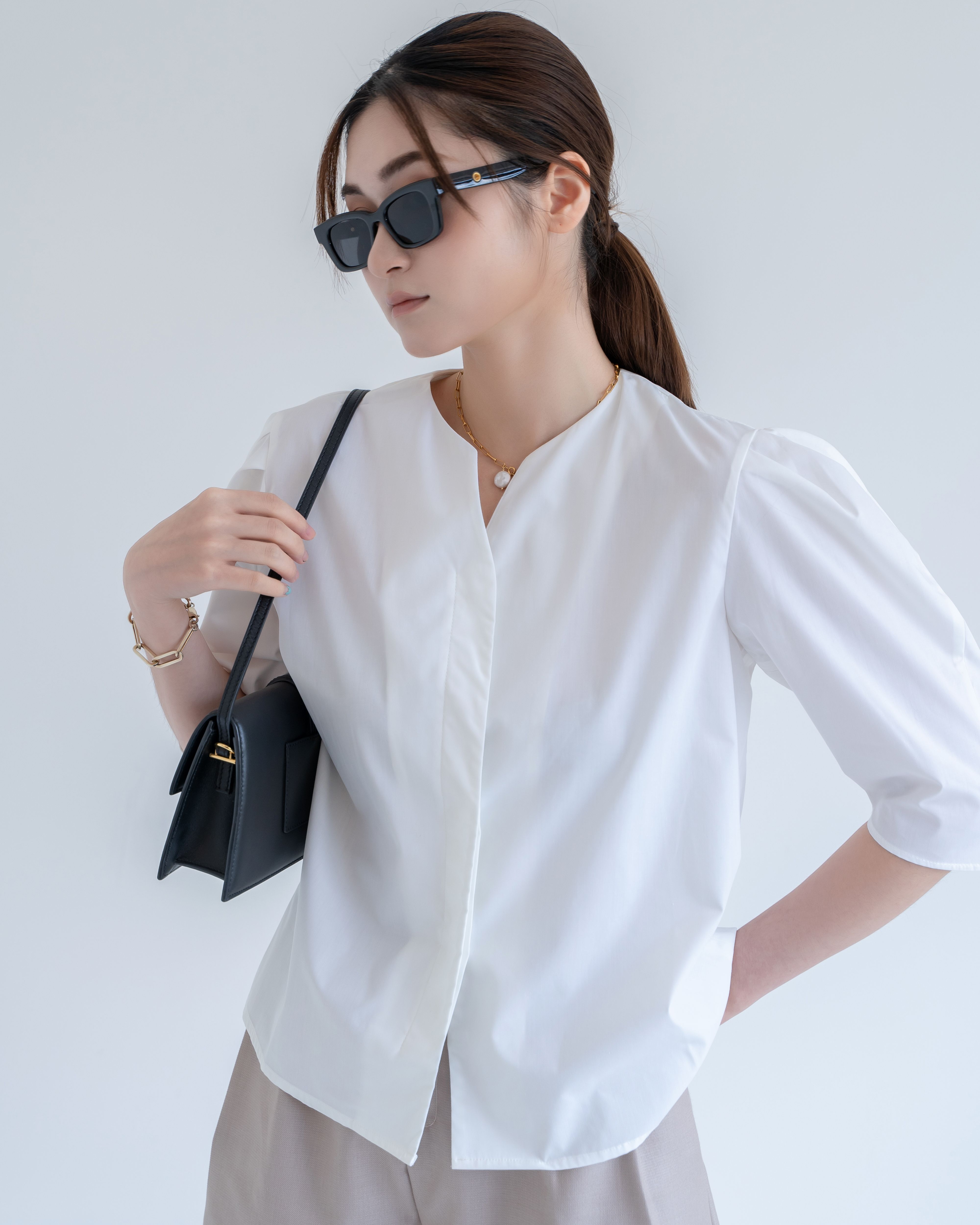 Maris shirt- áo sơmi tay bồng thanh lịch