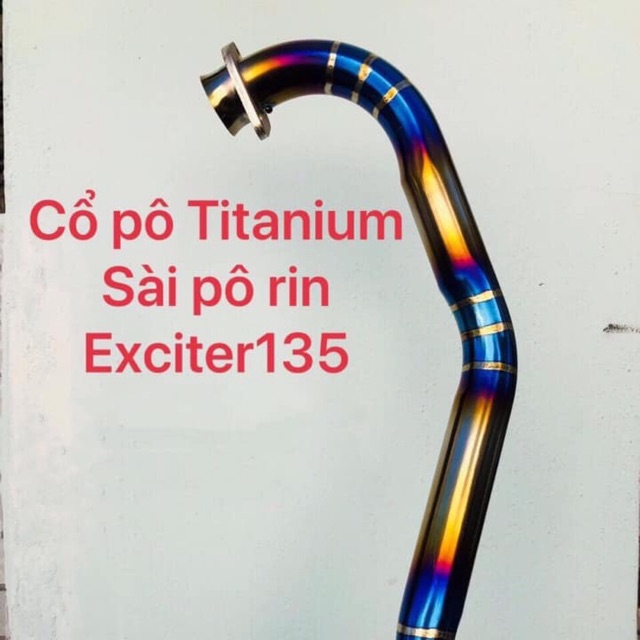Cổ pô titan gắn ex 135