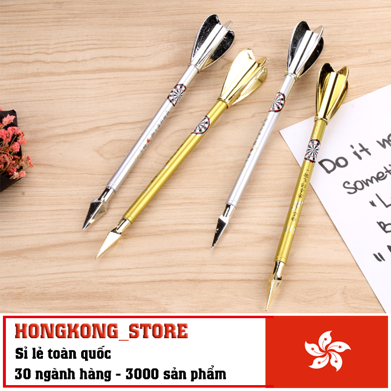 Bút bi viết tạo hình phi tiêu siêu độc đáo - bút bi nước văn phòng mực đen