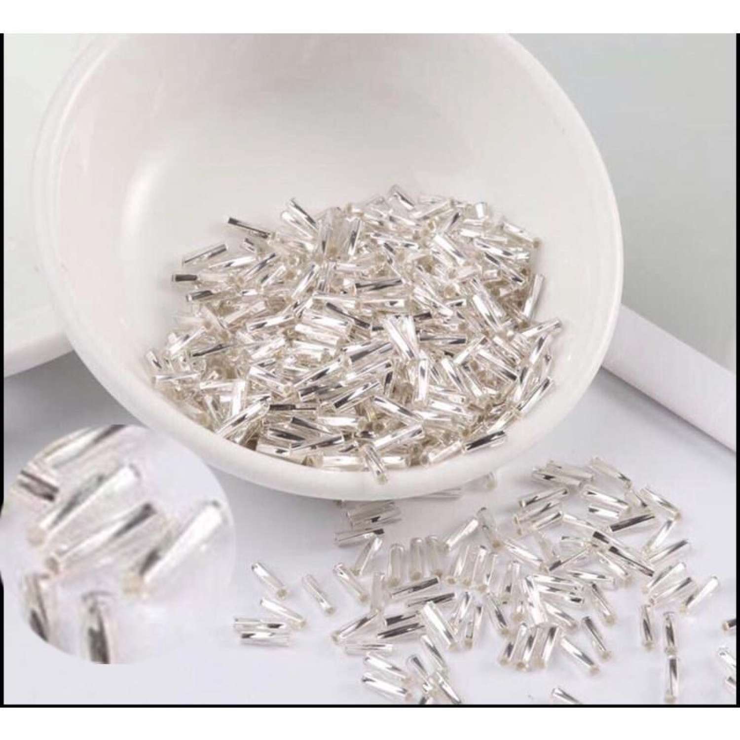 100g hạt cườm trúc 7mm gắn váy, áo, handmade, đồ chơi trẻ em
