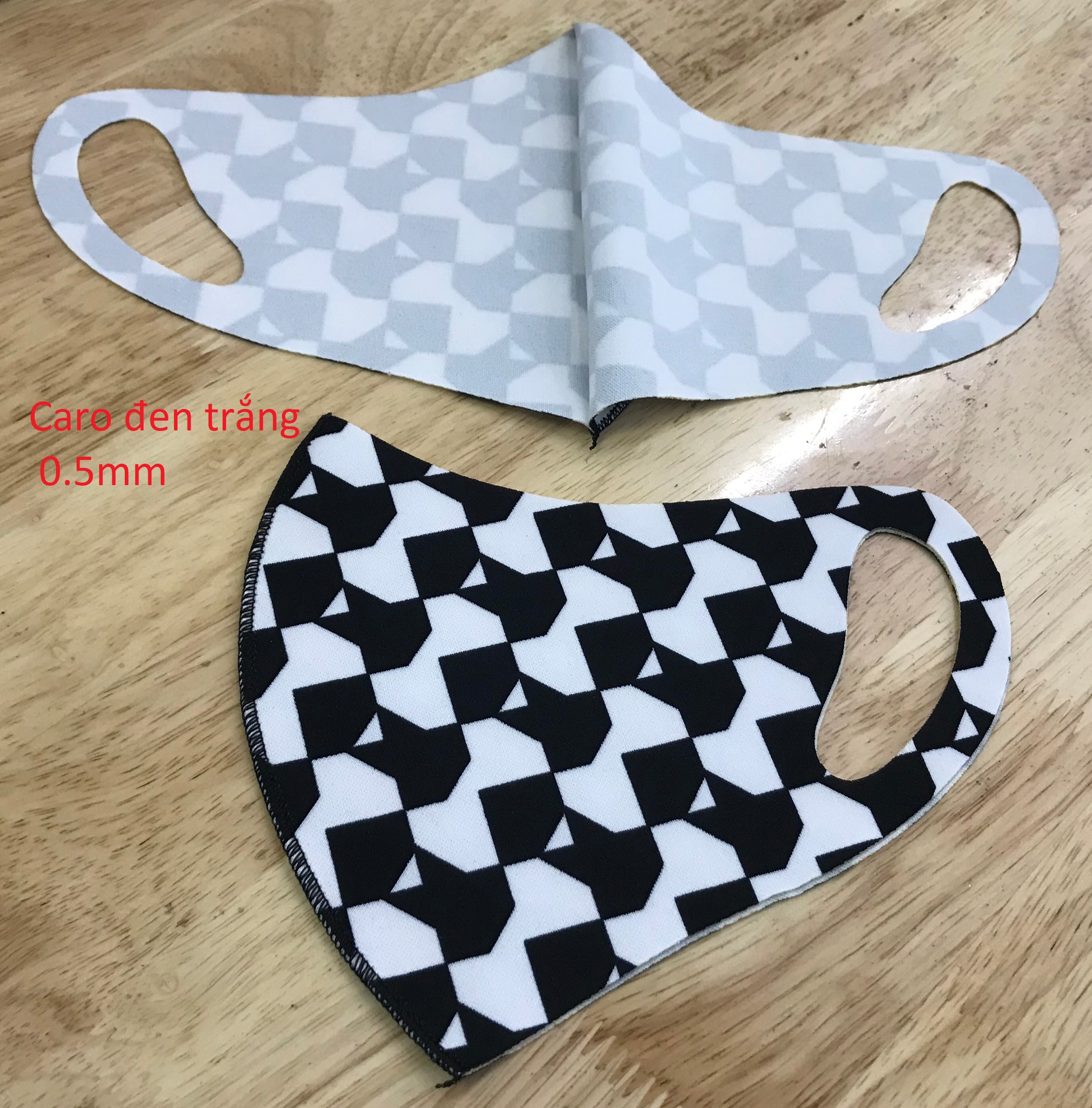 Combo 10 Khẩu Trang Vải Co giãn cao cấp Poly thun khổ rộng