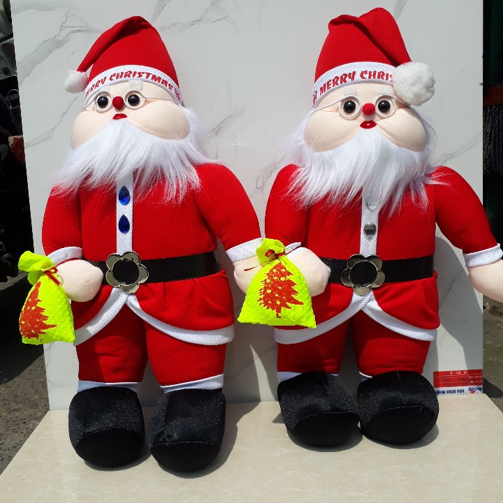 Ông già noel nhồi bông cao 80cm
