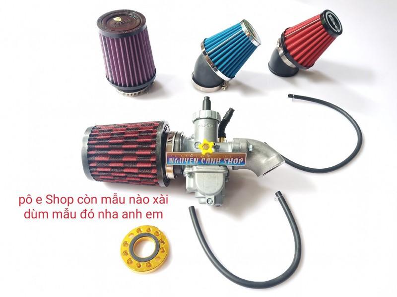 Bình xăng bong mai tháp full co xăng pô e chén xoay bình xăng