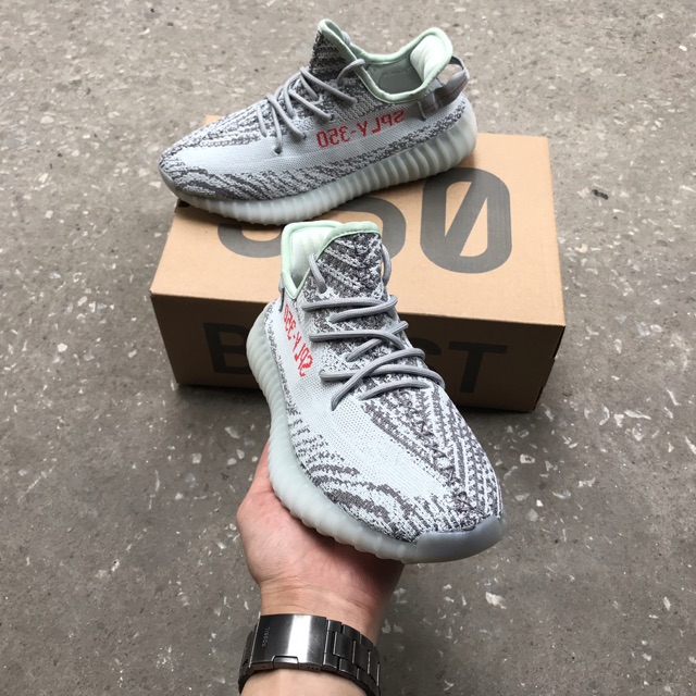 Giày Sneaker yz350 Xanh Blutin - Giày Thể Thao yz350 Xanh Blutin Nam Nữ [Full Box] Có Size Từ 36-45