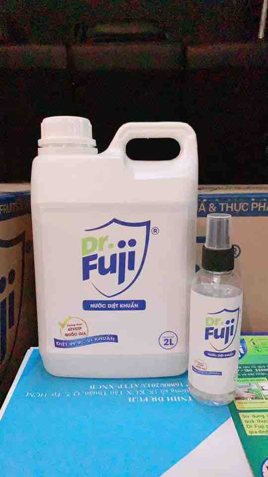Cồn diệt khuẩn Fuji 5 lít + xịt fuji 5mml