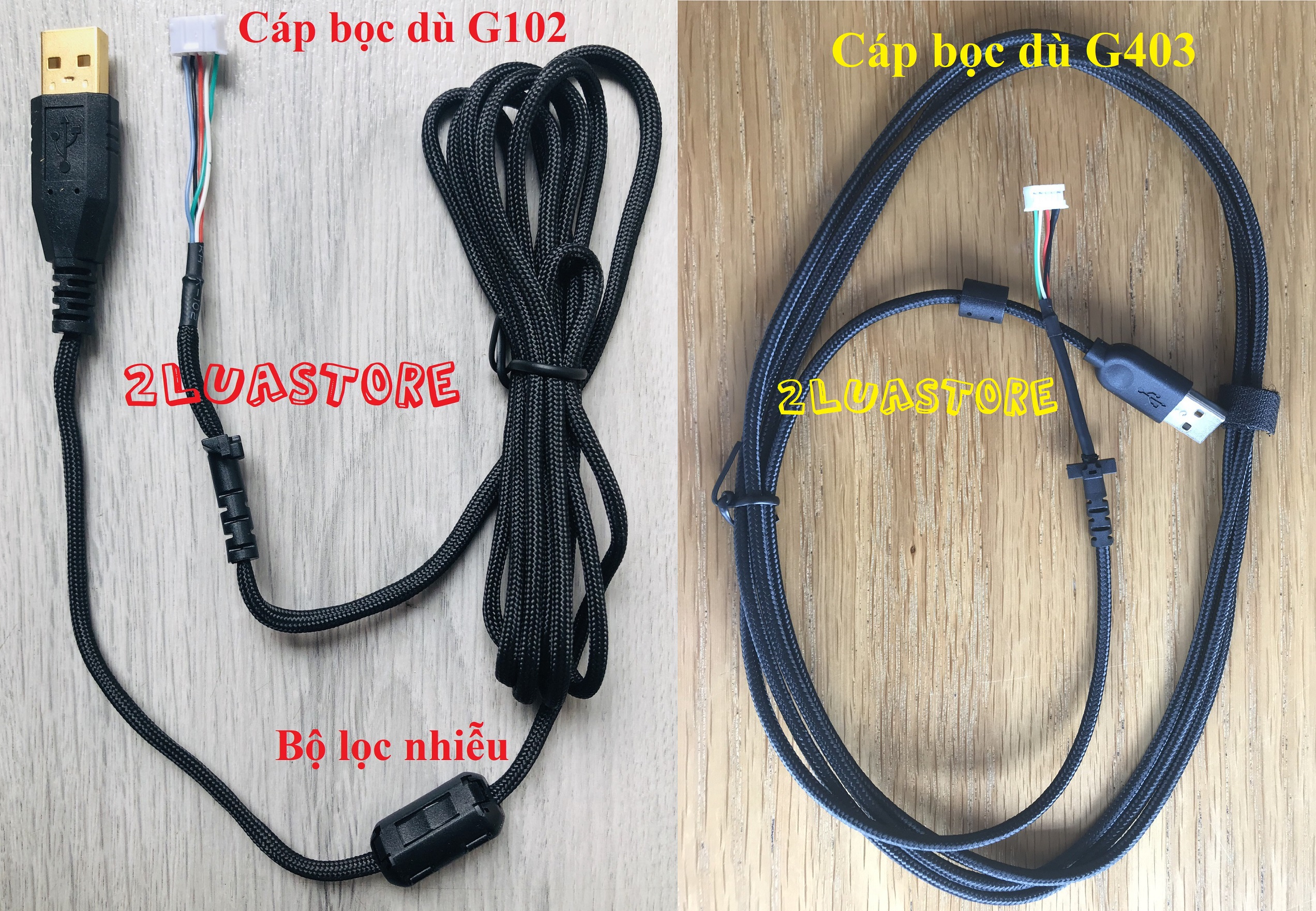 Dây cáp chuột Logitech G102 GPRO G403 G502