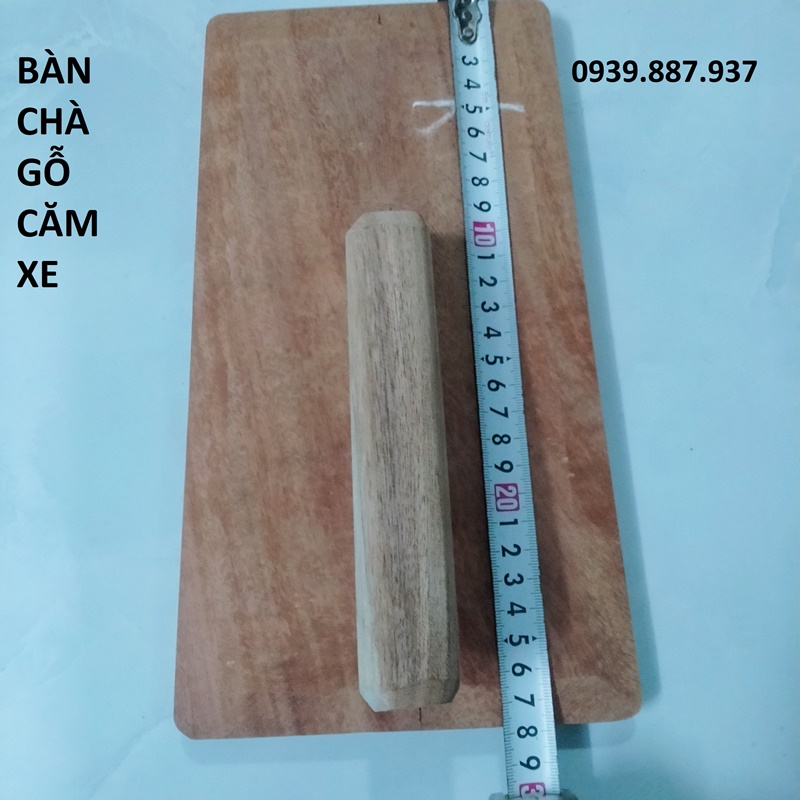 Bàn chà thợ hồ bằng cây thao lao, căm xe giúp tô tường mịn