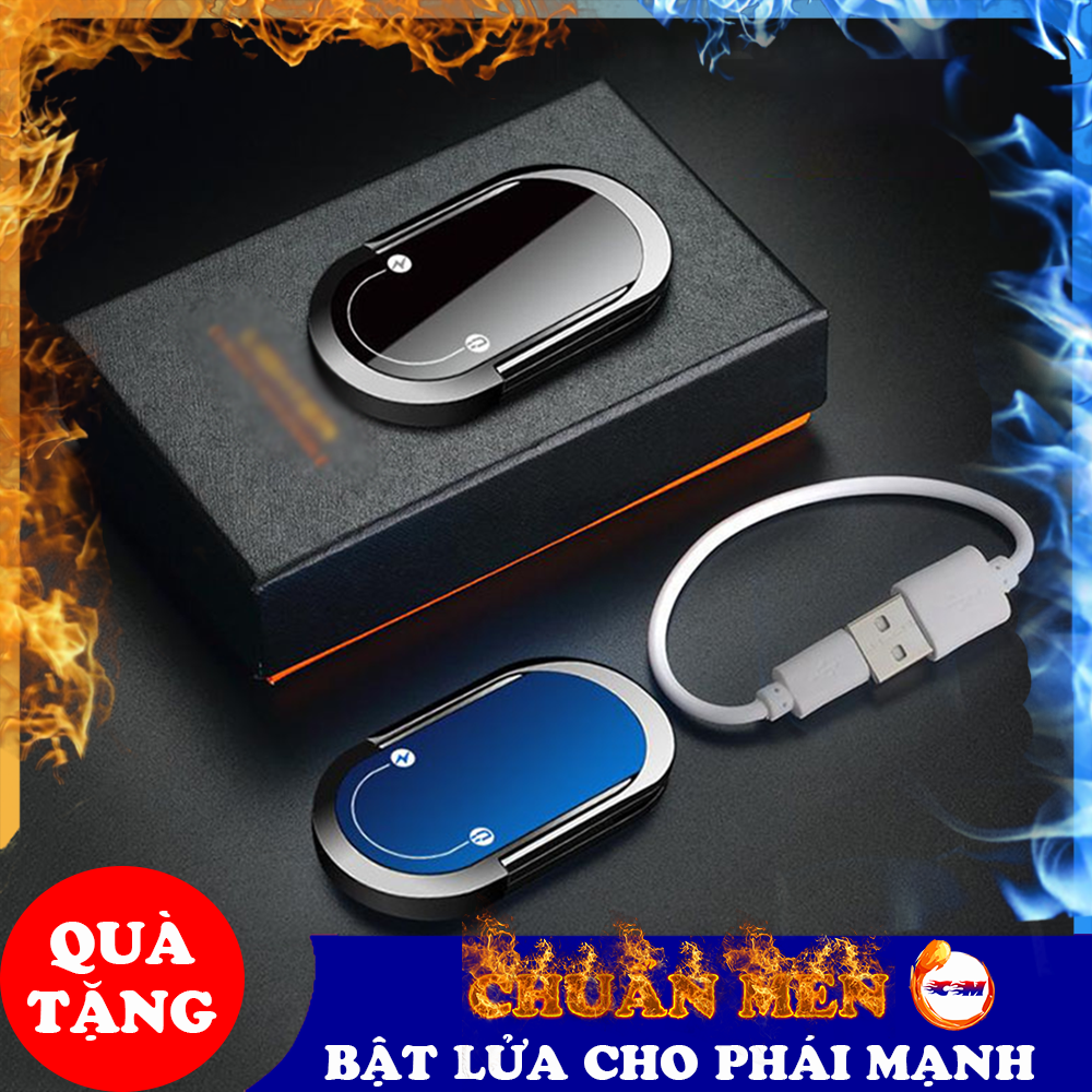 Bật lửa điện hồng ngoại Chuẩn Men kiêm giá đỡ điện thoại sạc điện usb độc lạ - GD0449