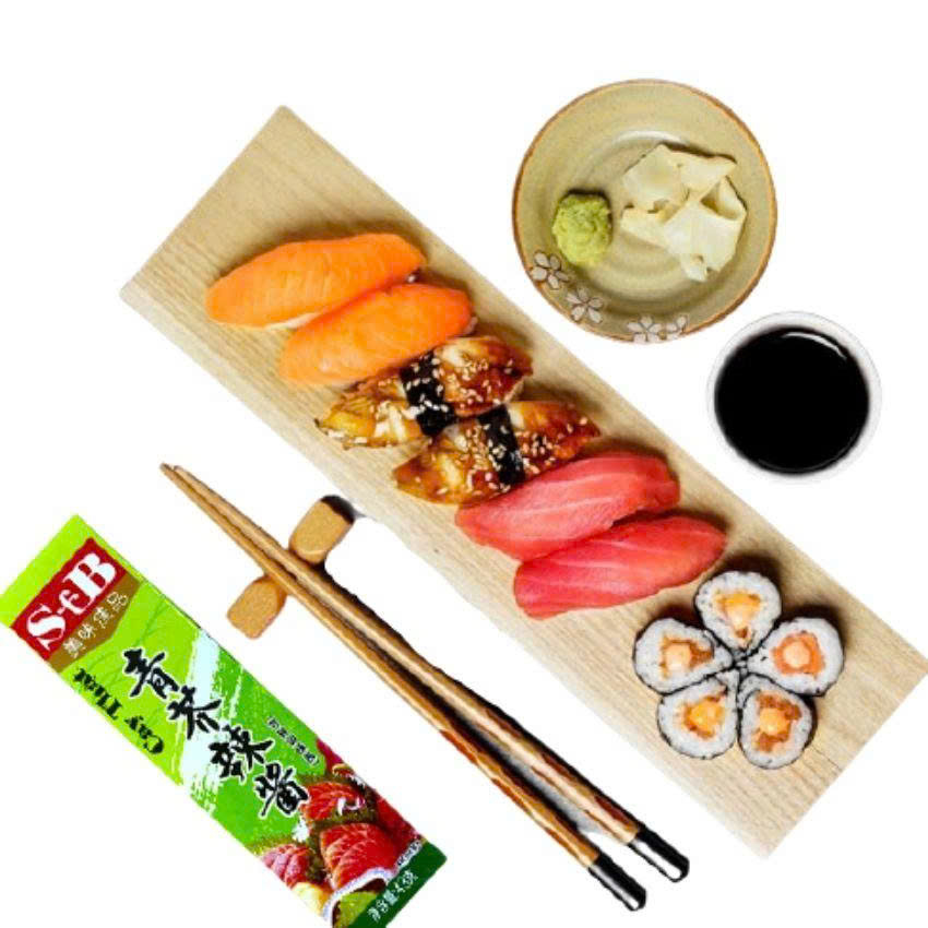 [Date mới-Cay nồng nhức tận não] Tuýp 43g gia vị mù tạt wasabi chấm sushi lẩu