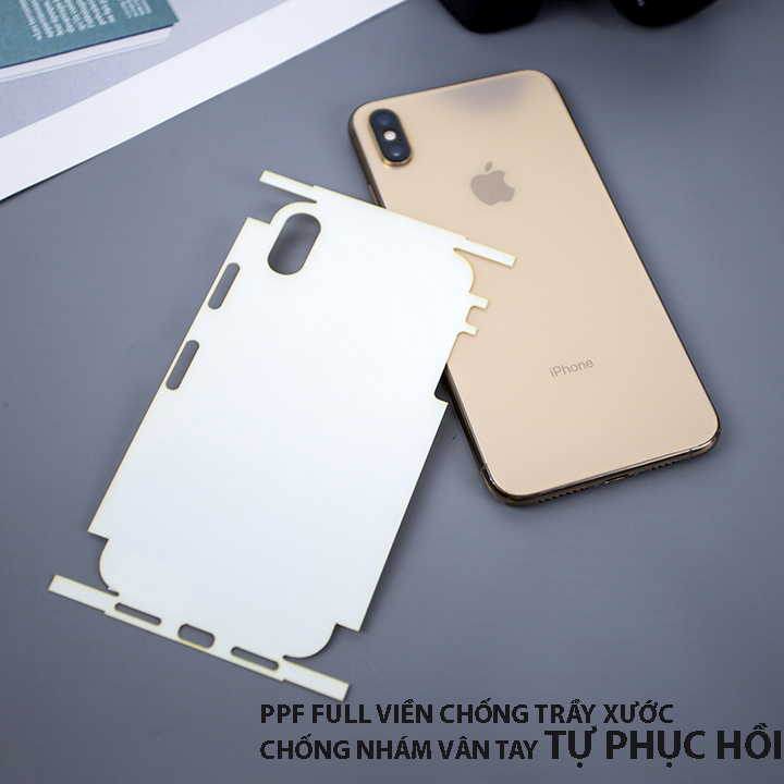 Dán PPF Nhám Chống Vân Tay Cho iPhone Full Lưng và Viền Bảo Vệ Điện Thoại Siêu Tốt iPhone 7 / 8 / 6 Plus / 7 Plus / 8 Plus / X / Xs / 11 / 11 Pro / 11 Pro Max / 12 / 12 Pro