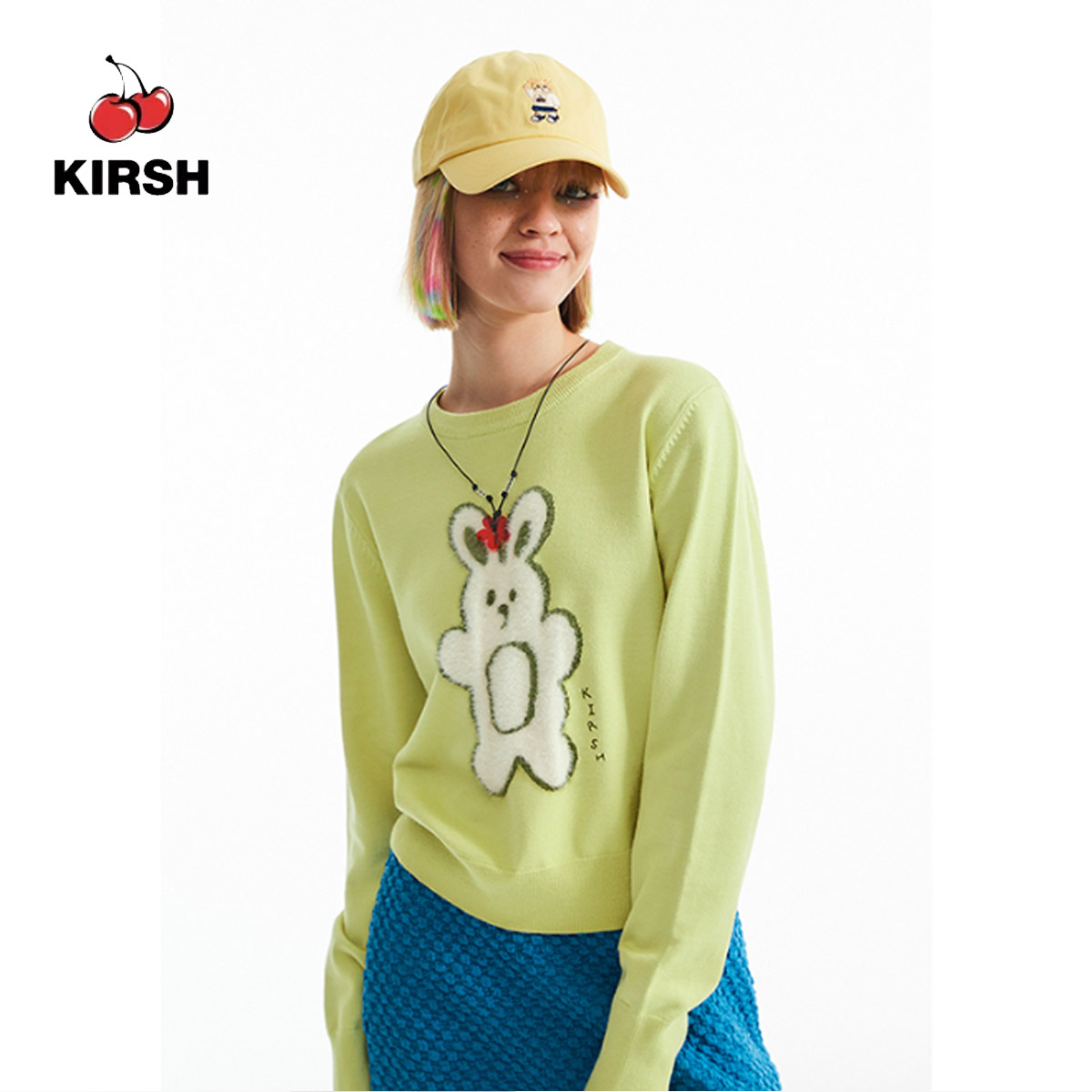 Witty bunny point knit | 23ss | korean | korean style | korean knit | korean brand | korean style | korean fashion | korean vest | korean women sweater | women top | korean cotton top | korean sweatshirt