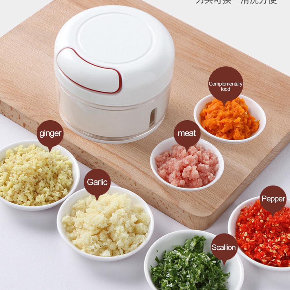 Máy say tỏi ớt cầm tay đa năng, dụng cụ nhà bếp tiện dụng