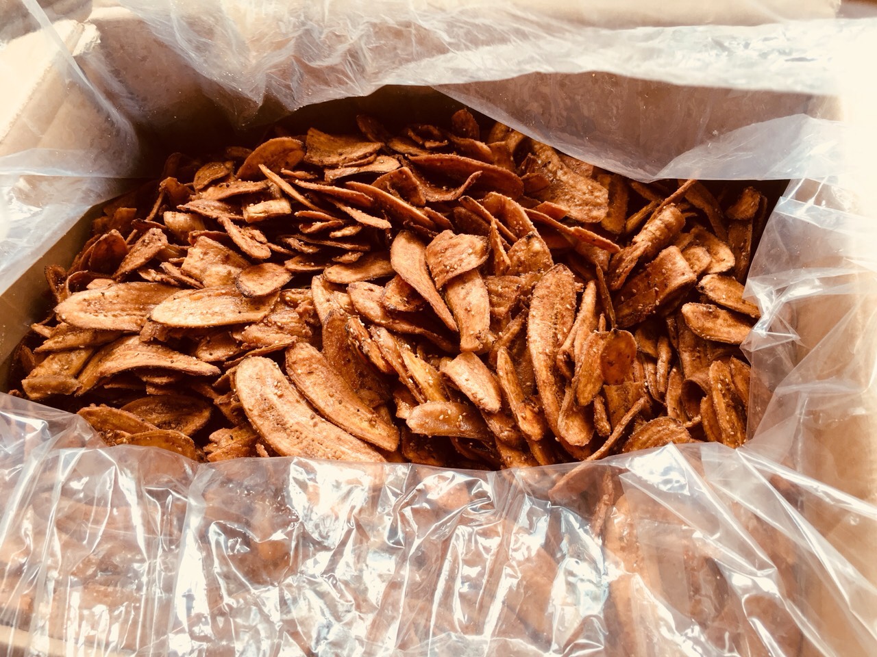 1kg Chuối sấy mè đường Loại 1 Ngon Ăn Vặt