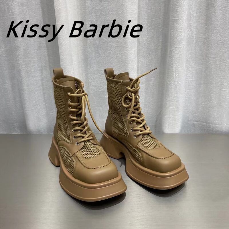 Kissy Barbie Free Shipping Miễn phí vận chuyển Giày bốt nữ thời trang hàn