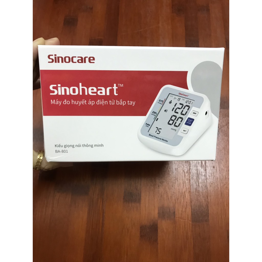 Máy đo huyết áp bắp tay Sinocare Sinoheart BA