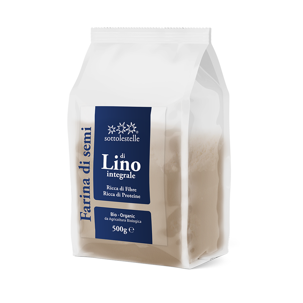 Bột hạt lanh nguyên cám hữu cơ Sottolestelle 500g - Organic Whole FlaxSeed Powder