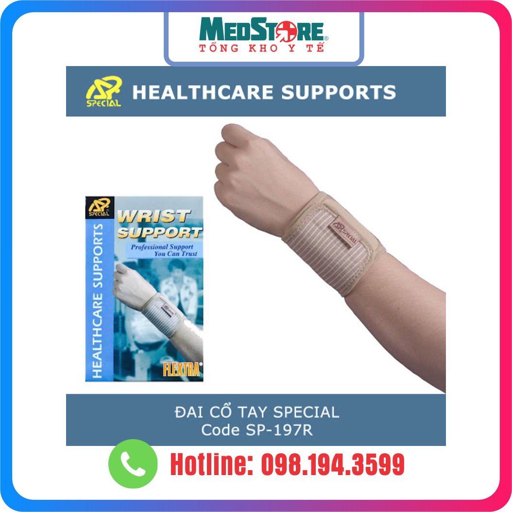 Đai hỗ trợ ổn định cổ tay special sp-197r - tbyt medstore