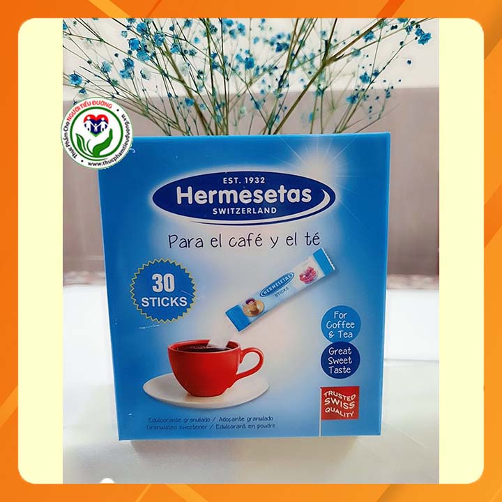 [HCM]Đường ăn kiêng Hermesetas 30 vỉ nhỏ