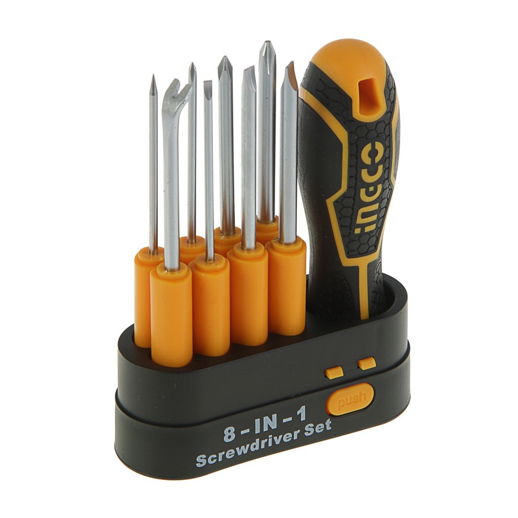 Bộ tua vít đa năng ingco 9 cây akisd0901 chính hãng - siêu thị đồ nghề