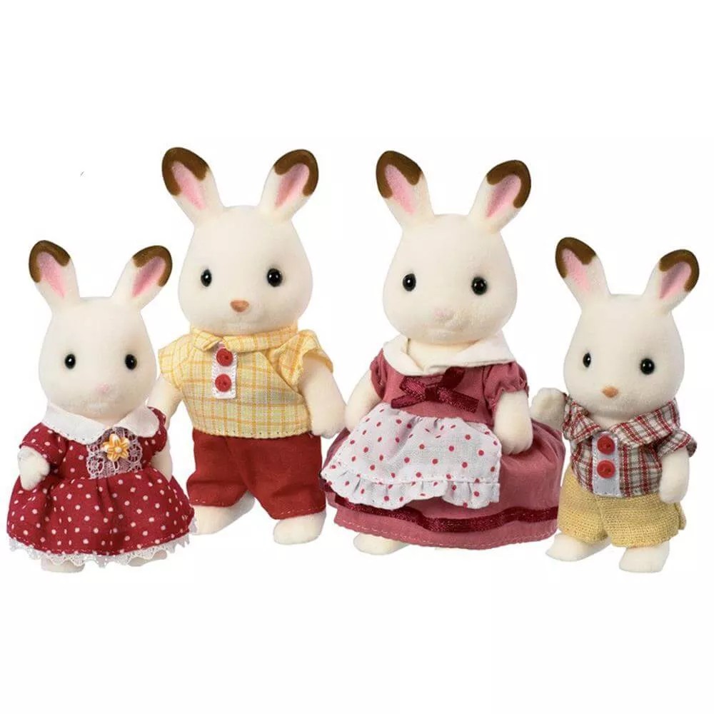 Đồ chơi nhập vai Gia đình Thỏ Chocolate 4 thành viên Epoch Sylvanian Families - Funnyland