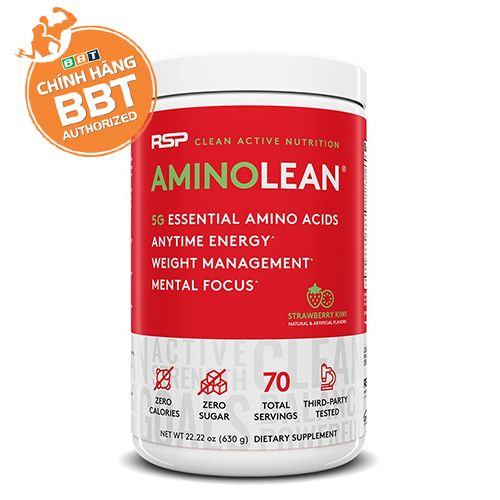 RSP AminoLean Năng lượng Gym bùng nổ tăng sự tỉnh táo sự tập trung và hỗ trợ giảm mỡ thừa