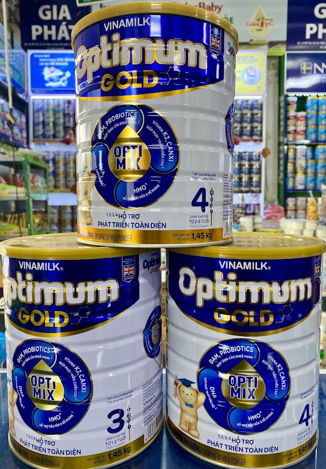Sữa Vinamilk Optimum Gold 1.45kg số 3, 4