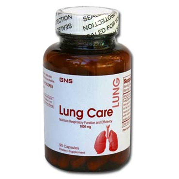 Viên uống bổ phổi giảm ho hen phục hồi phổi gns lung care 1000mg 90 viên