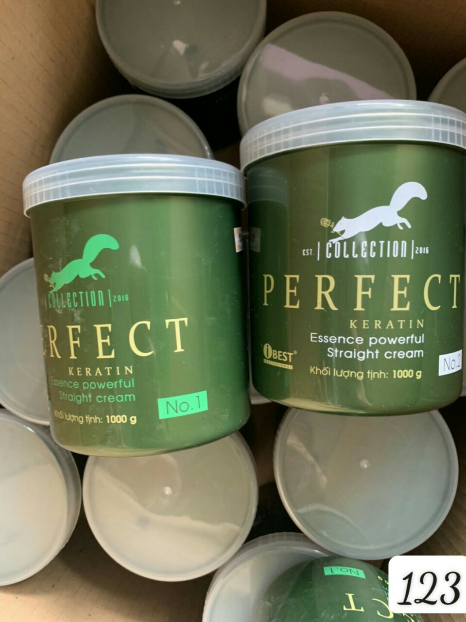 Cặp thuốc duỗi tóc ibest perfect 1000ml*2