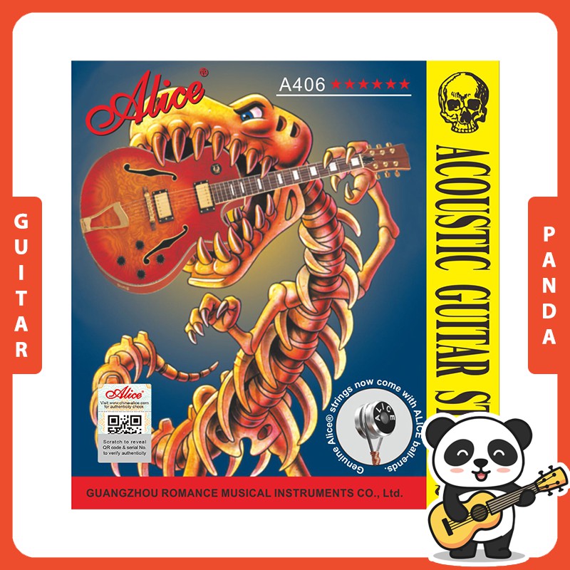 Dây đàn guitar acoustic alice a406 size 12 guitar panda