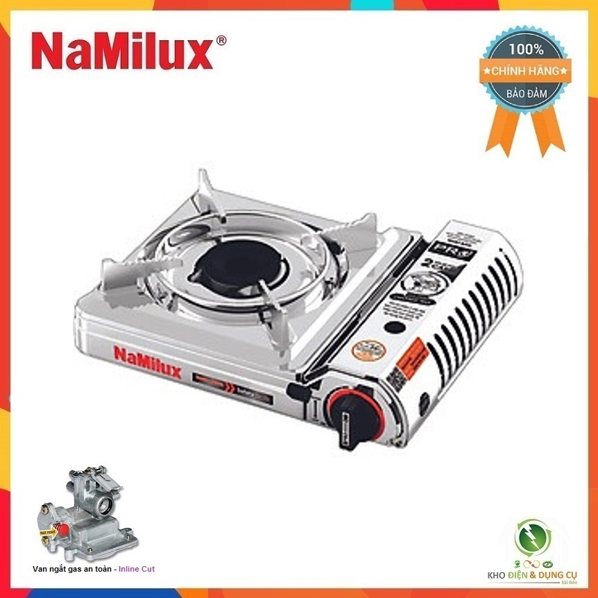 BẾP GAS INOX MINI PRO PL2021AS NAMILUX DU LỊCH ( AN TOÀN CHỐNG NỔ KHI SỬ DỤNG)