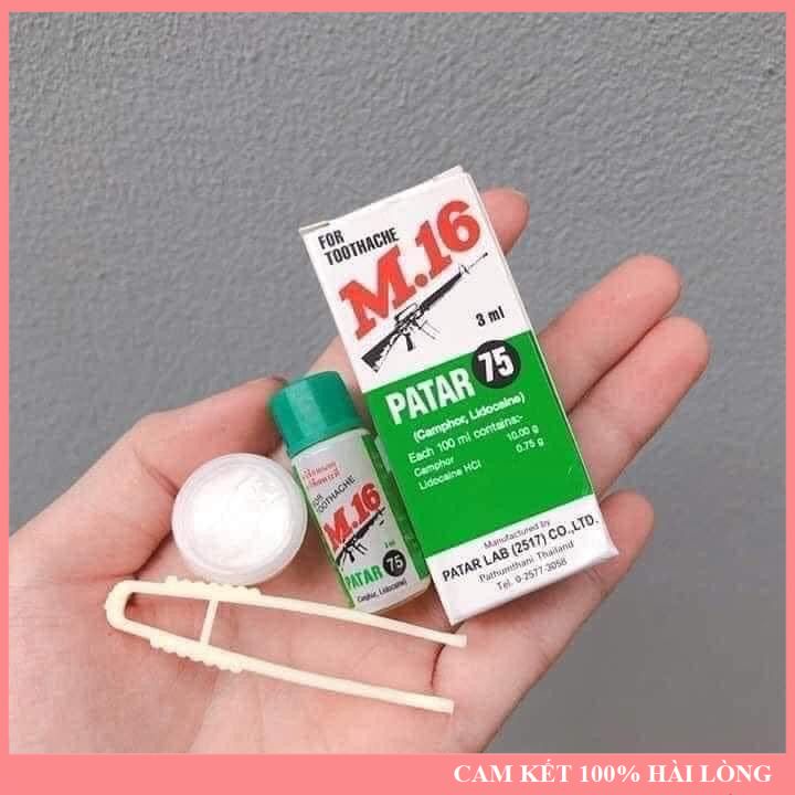 Ngừa đau nhức răng m16 patar 75 thái lan