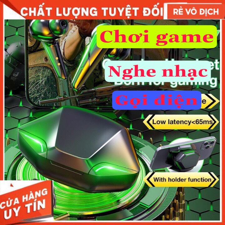 Tai nghe Gaming không dây G11 PRO 5.0 TWS, Bass mạnh mẽ, độ trễ cực thấp khi chơi game,Tai Nghe Chơi Game PUBG , Liên Minh Chuyên Dụng Có míc
