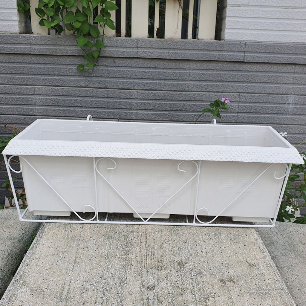 Bộ khung treo ban công trồng hoa, trồng rau dài 62cm