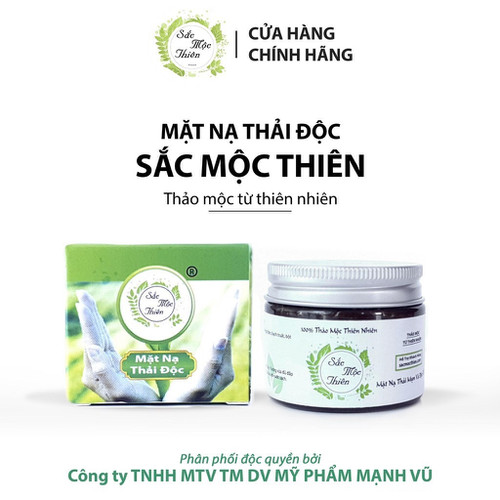 Combo 2 Mặt nạ thải độc - Sắc Mộc Thiên - Ngăn ngừa mụn quay trở lại, thúc đẩy quá trình tái tạo