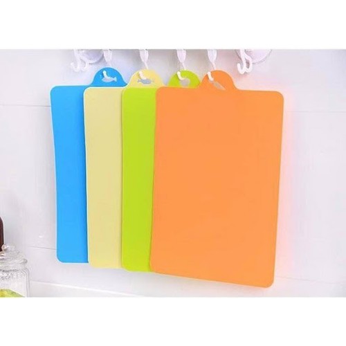 Set 4 thớt dẻo thái rau củ, thịt, cá Inomata sản xuất tại Nhật Bản, Nhựa PP kháng khuẩn, An toàn sức khỏe