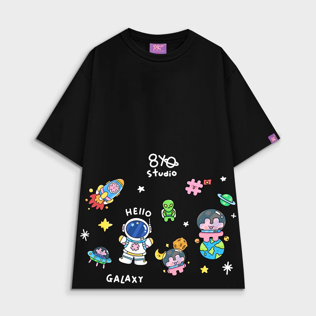 Luck áo thun 8yo space tee ver2.0 - đen